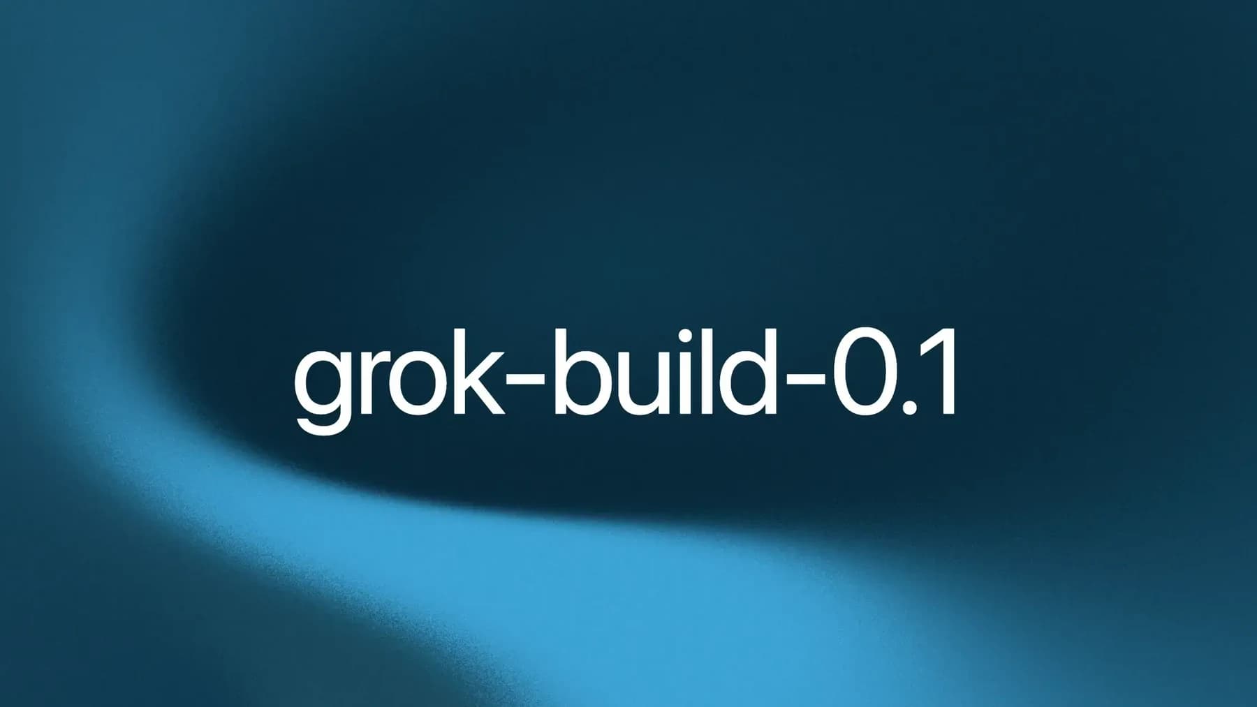 xAI Grok Build 0.1 official release artwork